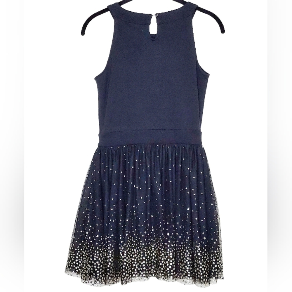 Epic Threads Girls Gold Stars Chiffon Lined Party Dress Size XL - Picture 5 of 8
